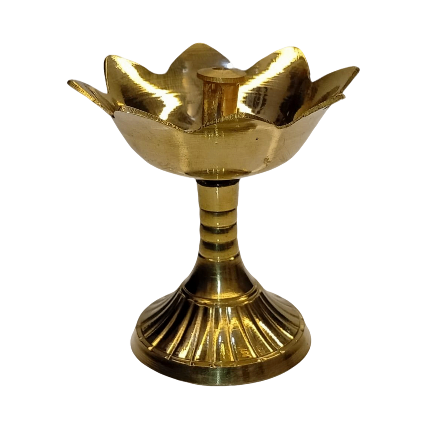 Brass Lotus Diya