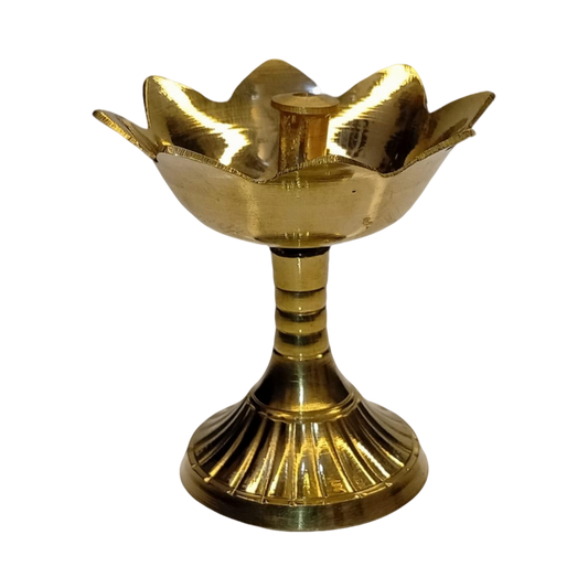 Brass Lotus Diya